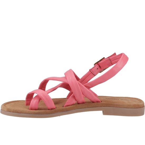 Hush Puppies Hope Dames Sandalen Van Leer In Koraalkleur - Image 4