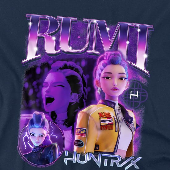 K-Pop Demon Hunters Kinderen Huntr/X Rumi T-Shirt (Marineblauw) - Image 2