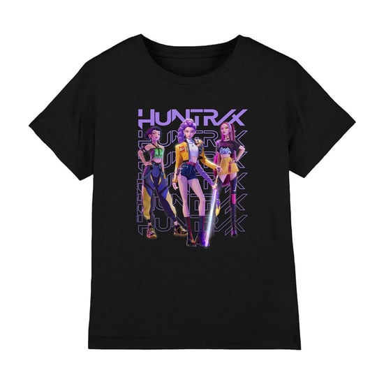K-Pop Demon Hunters Kinder/Hunters X Pose T-Shirt (Zwart) - Image 1