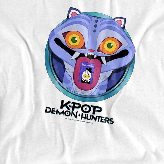 K-Pop Demon Hunters Kinderen/Kinderen Save The Date Derpy Tijger Cartoon T-shirt (Wit) - Image 3
