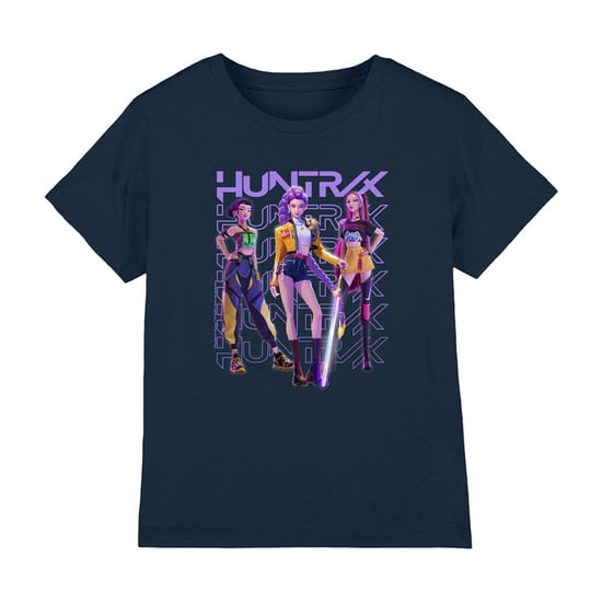 K-Pop Demon Hunters Kinderen Huntr/X Pose T-Shirt (Marineblauw) - Image 1