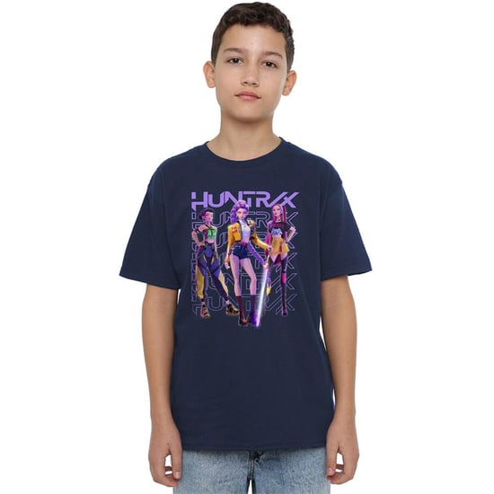 K-Pop Demon Hunters Kinderen Huntr/X Pose T-Shirt (Marineblauw) - Image 4