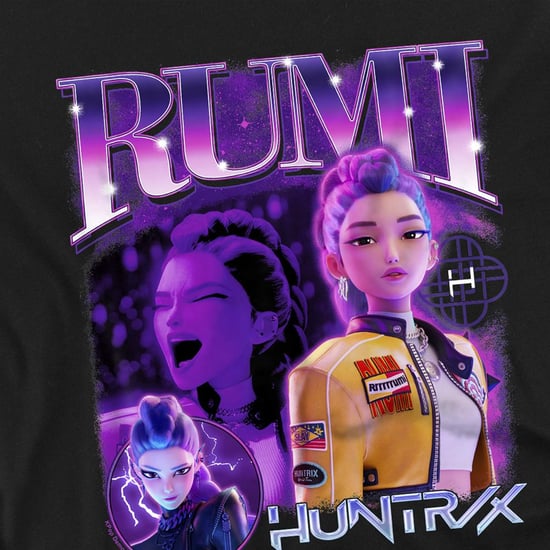 K-Pop Demon Hunters Kinderen Huntr/X Rumi T-Shirt (Zwart/Zwart) - Image 2
