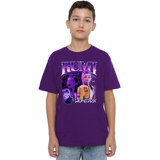 K-Pop Demon Hunters Kinderen Huntr/X Rumi T-Shirt (Paars/Paars) - Image 4