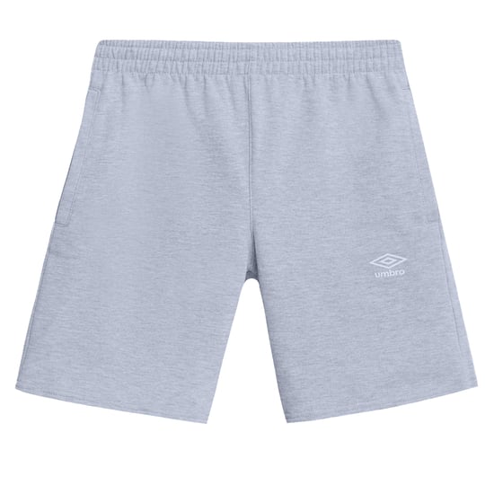 Umbro Heren Fleece Logo Casual Shorts (Grijze Mergel) - Image 1