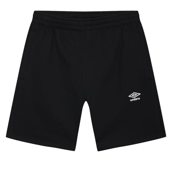 Umbro Heren Fleece Logo Casual Shorts (Zwart) - Image 1