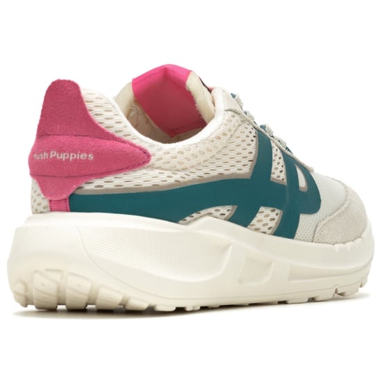 Hush Puppies Seventy8 Retro Runner Dames Sneakers Van Suède In Steenroze - Image 2