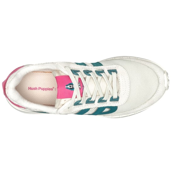 Hush Puppies Seventy8 Retro Runner Dames Sneakers Van Suède In Steenroze - Image 4