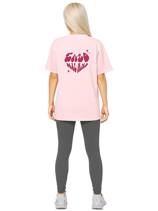 Enzo Milano | Dames Oversized T-shirt & Legging Set - Image 2