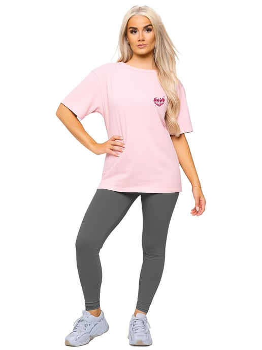 Enzo Milano | Dames Oversized T-shirt & Legging Set - Image 6