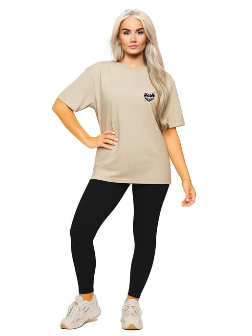 Enzo Milano | Dames Oversized T-shirt & Legging Set - Image 6