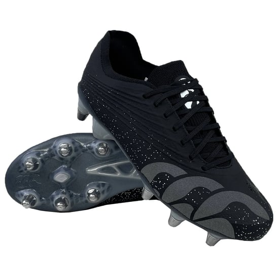 Canterbury Unisex Adult Stampede Groundbreak Elite Soft Ground Rugby Laarzen (Zwart/Zilver) - Image 6