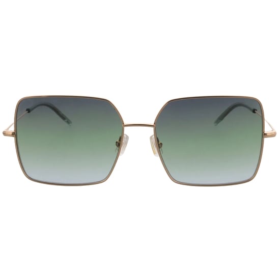 Hugo Boss Rose Gold Metalen Montuur Grijs Groene Glazen Zonnebril - Image 1