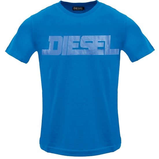Diesel Monotone Diesel Logo Blauw Saffier T-shirt - Image 1