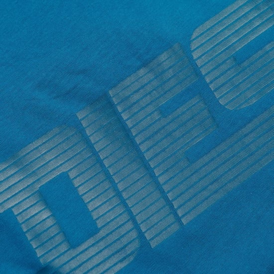 Diesel Monotone Diesel Logo Blauw Saffier T-shirt - Image 2