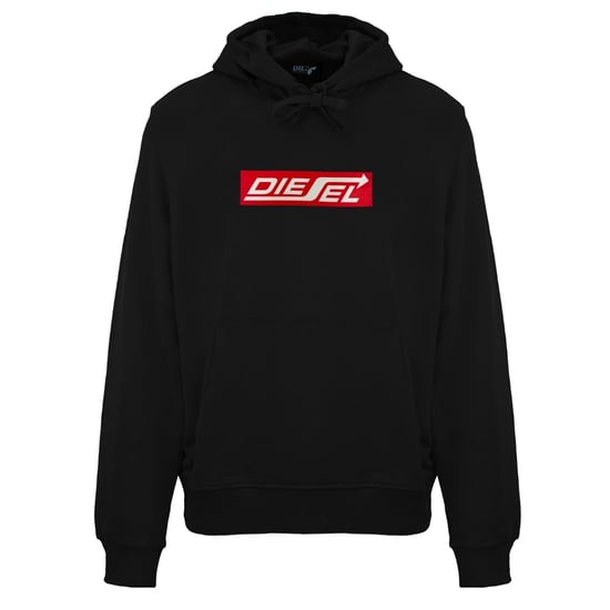 Diesel Arrow Logo Zwarte Kaviaar Hoodie - Image 1
