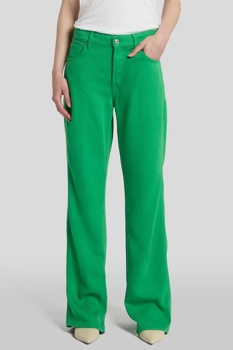 Dames Pants Tess Trouser Colored Tencel Straight Fit - Image 1