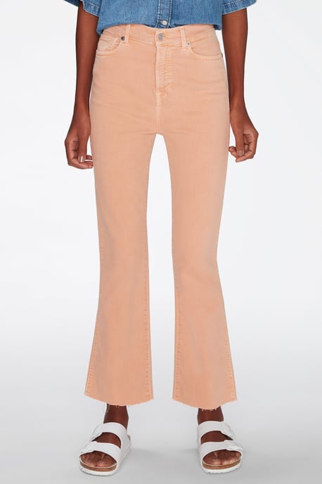 Dames Pants Hw Slim Kick Colored Stretch Bootcut Fit - Image 1