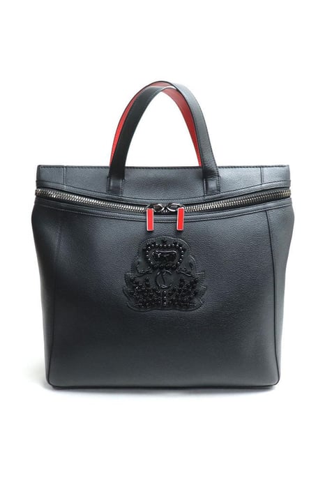 Tweedehands Elegante leren draagtas met veilige ritssluiting - Image 1