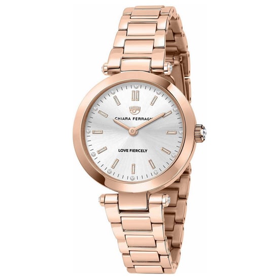 Chiara Ferragni Dameshorloge Kwarts Roze Goud - Image 1