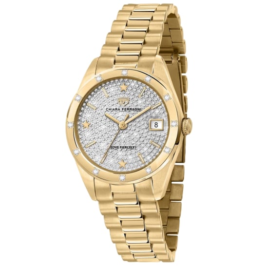 Chiara Ferragni Dameshorloge Kwarts Goud - Image 1