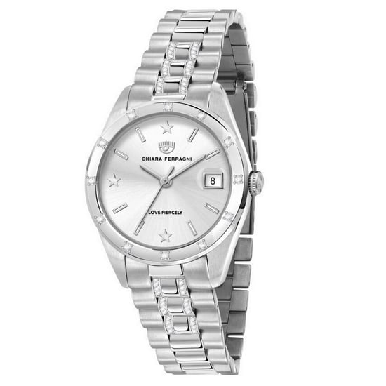 Chiara Ferragni Dameshorloge Kwarts Zilver - Image 1