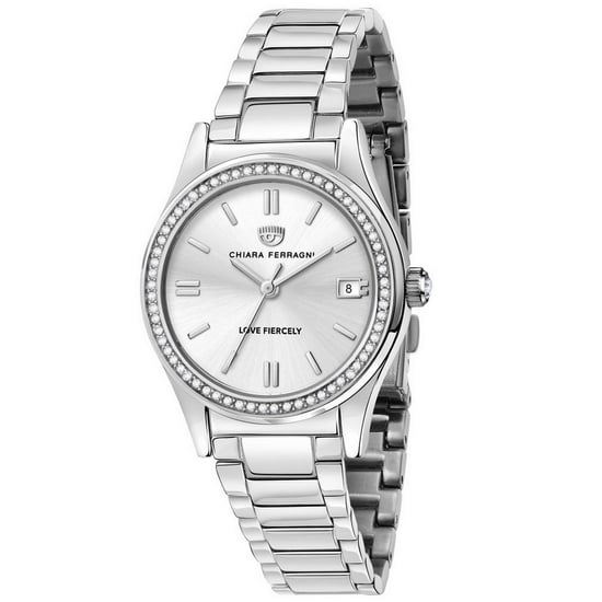 Chiara Ferragni Dameshorloge Kwarts Zilver - Image 1