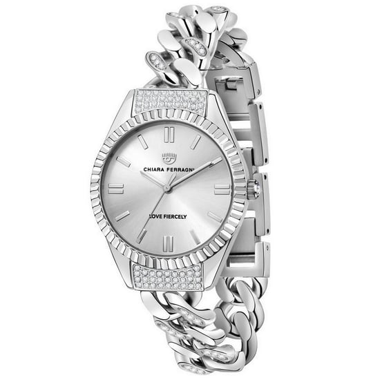 Chiara Ferragni Dameshorloge Kwarts Zilver - Image 1