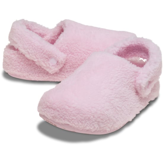 Crocs Classic Cozzzy Polyester Dames Roze Melk Slippers - Image 3
