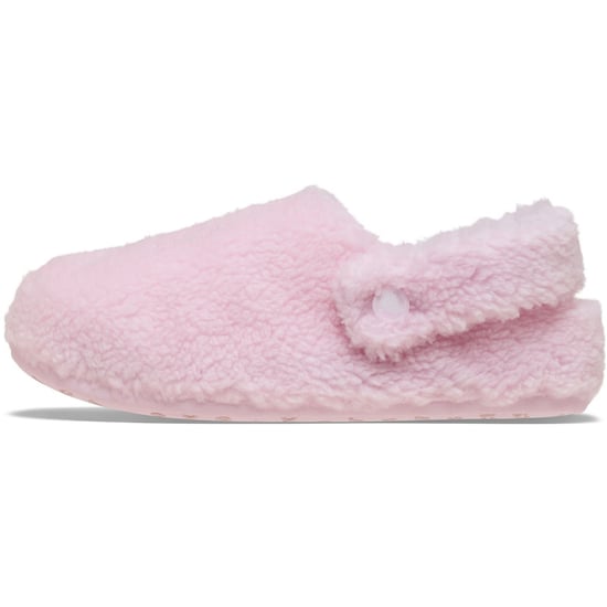 Crocs Classic Cozzzy Polyester Dames Roze Melk Slippers - Image 6