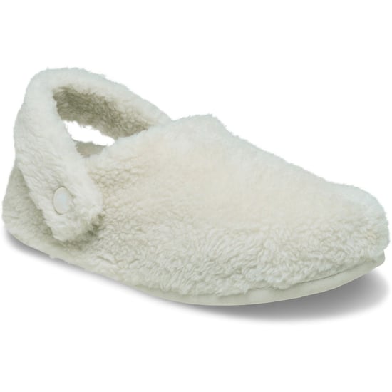 Crocs Classic Cozzzy Polyester Dames Slippers in Stucco - Image 1
