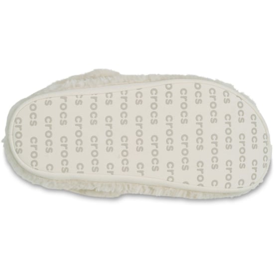 Crocs Classic Cozzzy Polyester Dames Slippers in Stucco - Image 4