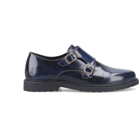 Hush Puppies Verity Hi-Shine Leder Dames Navy Schoenen - Image 5