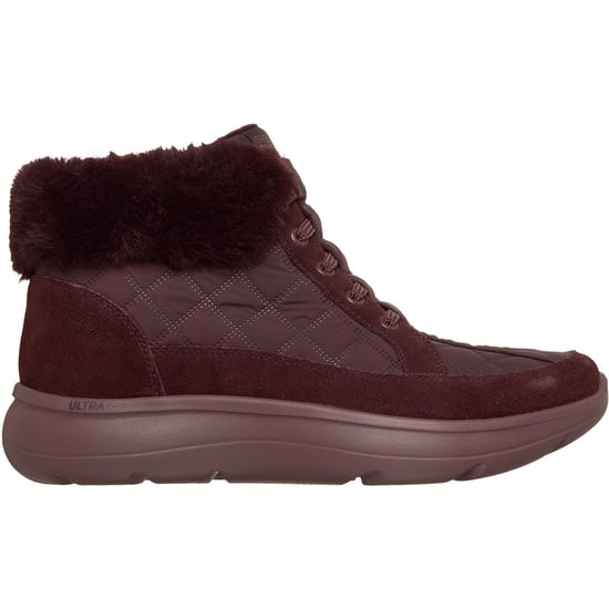Skechers On-The-Go Encore Elisa Textiel Dames Burgundy Winter Enkellaarsjes - Image 5