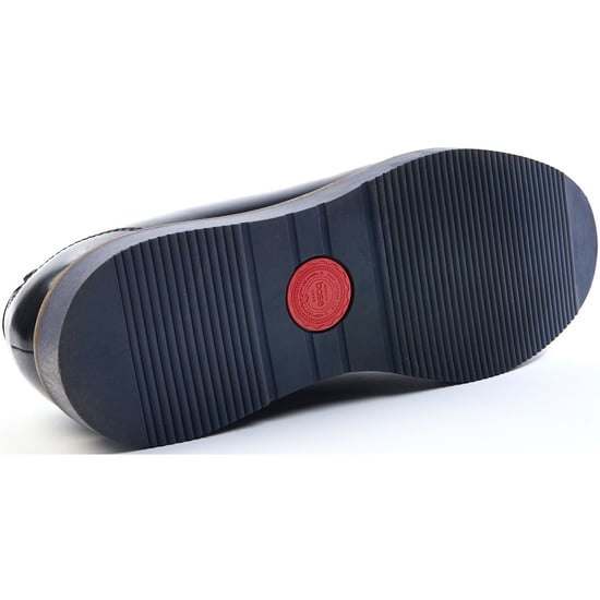 Base London Sid Leer Heren Navy Instappers - Image 3