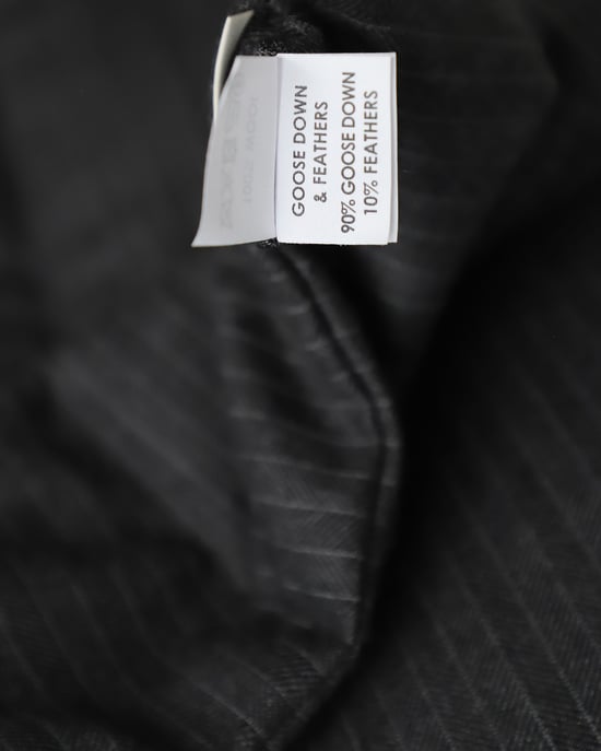 Dries Van Noten Gevoerde Sjaal in Grijs Wol - Image 5