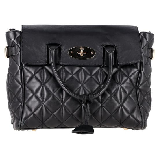 Mulberry Medium Cara Delevingne Gequilted Convertible Rugzak in Zwart Leer - Image 1