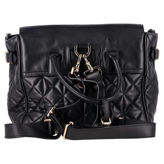 Mulberry Medium Cara Delevingne Gequilted Convertible Rugzak in Zwart Leer - Image 3