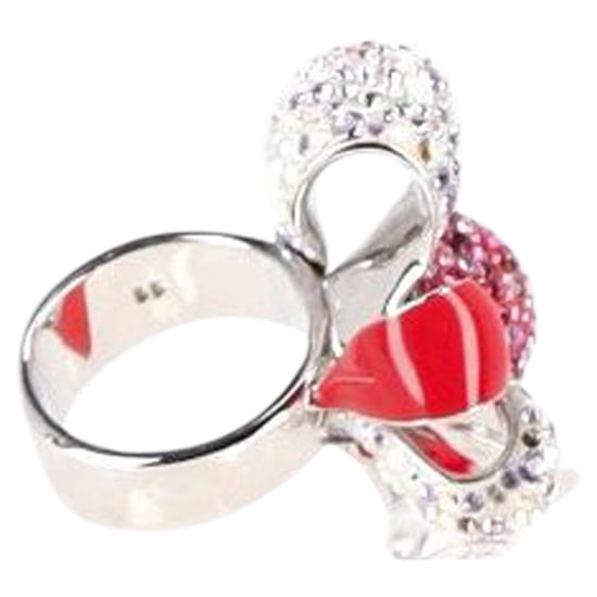 Swarovski Nirvana Strikring in Zilver Metaal - Image 2