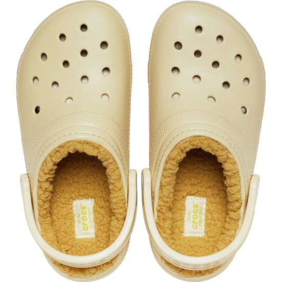 Crocs Classic Gevoerde Thermoplastische Herenslippers in Sesam - Image 5