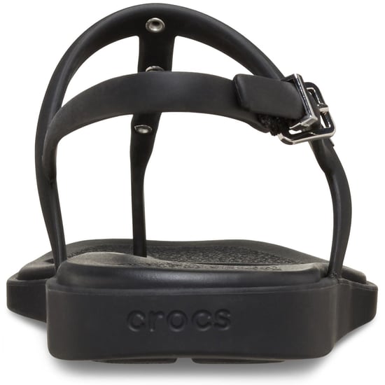 Crocs Miami Studded Thong Flip Thermoplastische Dames Zwarte Sandalen - Image 2