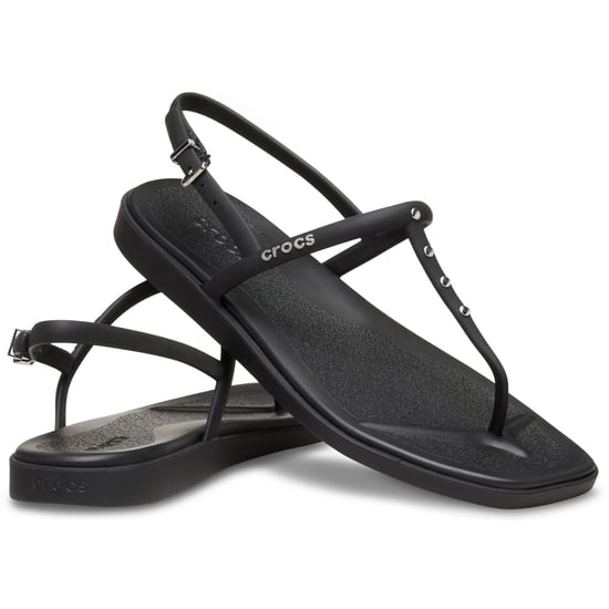 Crocs Miami Studded Thong Flip Thermoplastische Dames Zwarte Sandalen - Image 3