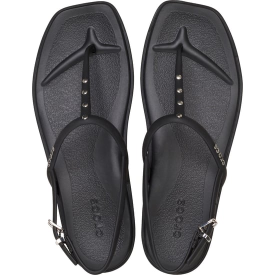 Crocs Miami Studded Thong Flip Thermoplastische Dames Zwarte Sandalen - Image 5