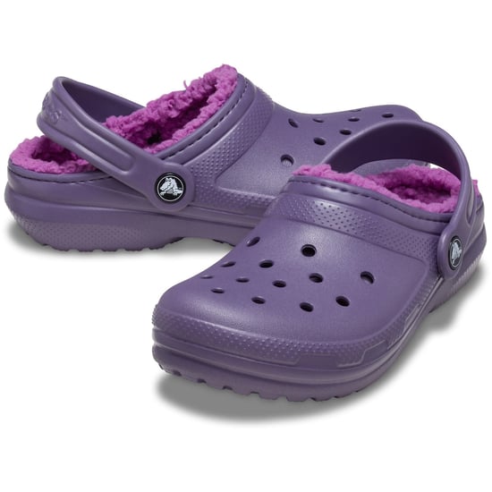 Crocs Classic Voering Thermoplastische Kinder Nightshade Klompen - Image 3