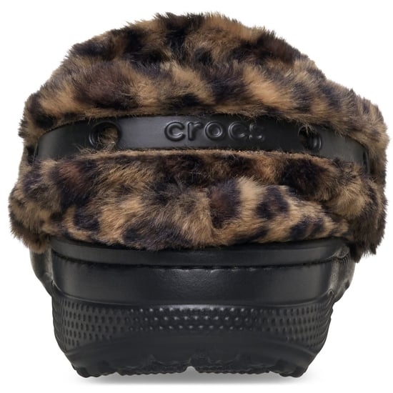 Crocs Classic Onvergetelijke Klompen Polyester Mix Dames Luipaard Klompen - Image 2