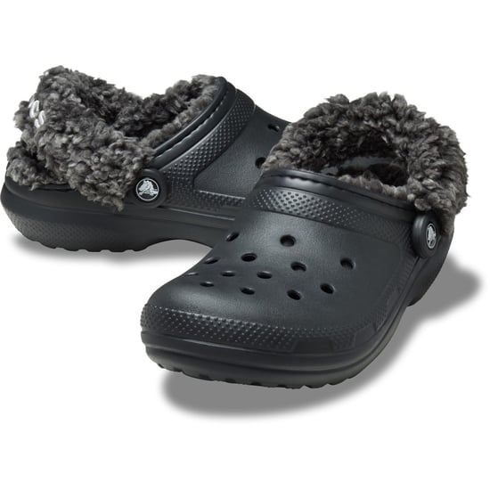 Crocs Classic Fleece Gevoerde Thermoplastische Zwarte Heren Klompen - Image 3