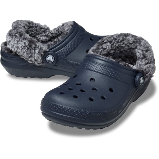 Crocs Classic Fleece Gevoerde Thermoplastische Heren Navy Klompen - Image 3
