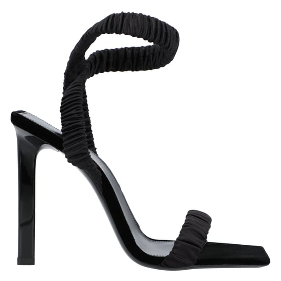Saint Laurent Pam Sandalen In Satijn Crepe Zwart - Image 5