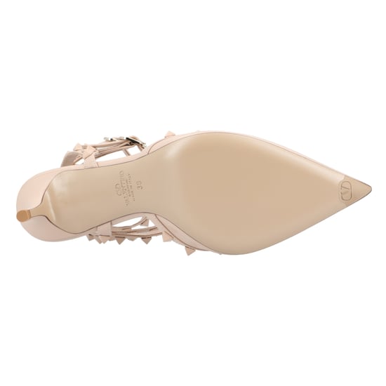 Valentino Rockstud' Pumps Beige - Image 4