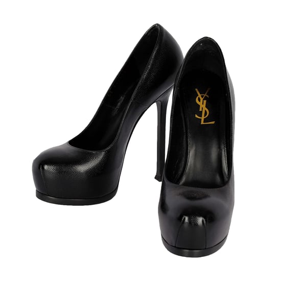 Saint Laurent Zwarte Leren Hakken - '20s - Image 4